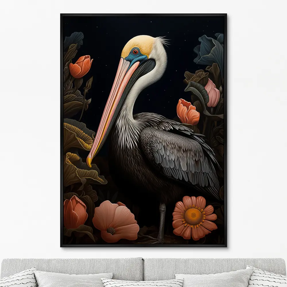 Фото Картина Artnomore Beautiful Pelicans No 2 2024г. AR-777000924 75x105 см Фото Картина Artnomore Beautiful Pelicans No 2 2024г. AR-777000924 75x105 см