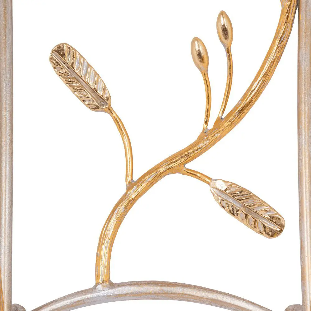 Фото 7 Столик кованый Bogacho Oliva Branch золотой (приставной)