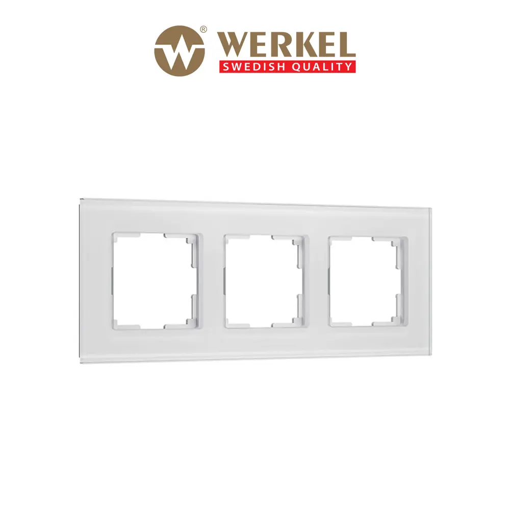 Фото Рамка для розеток и выключателей Werkel Senso W0033101 3 поста цвет белый Фото Рамка для розеток и выключателей Werkel Senso W0033101 3 поста цвет белый