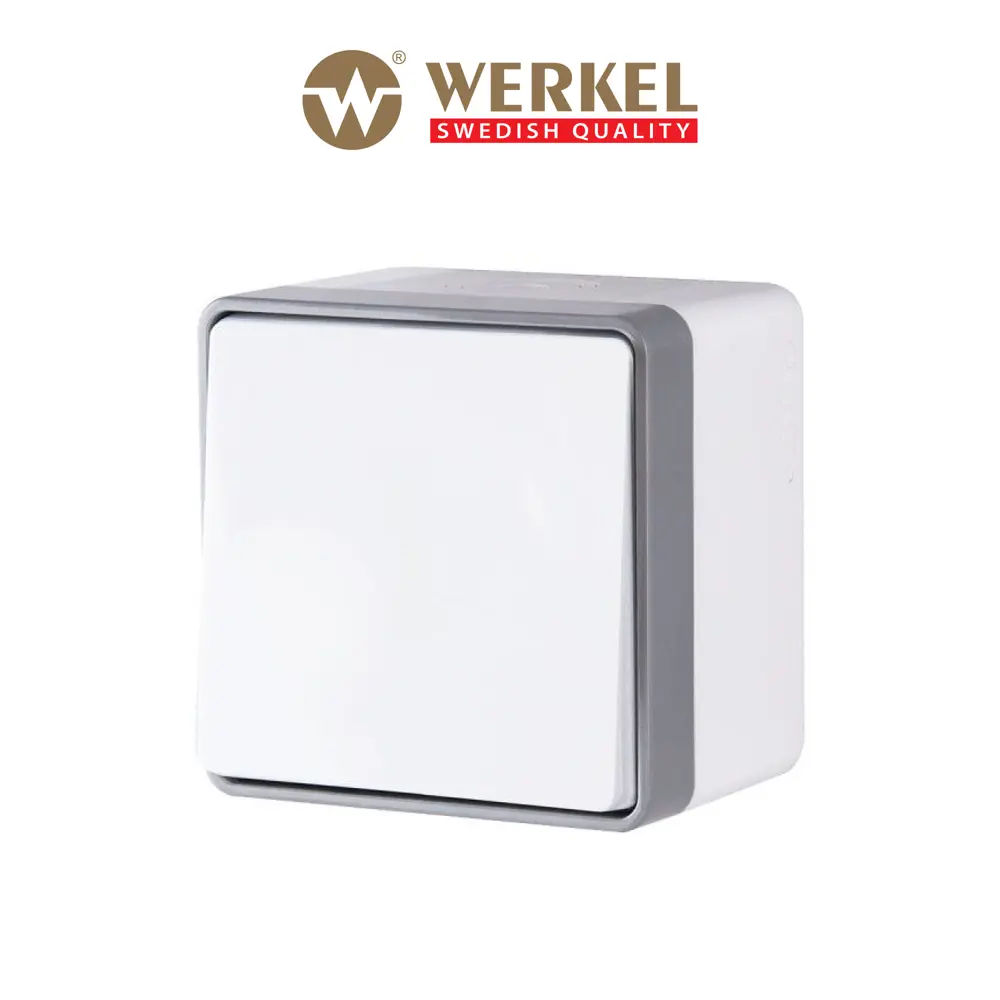 Фото Выключатель накладной Werkel Gallant a051574 1 клавиша цвет белый