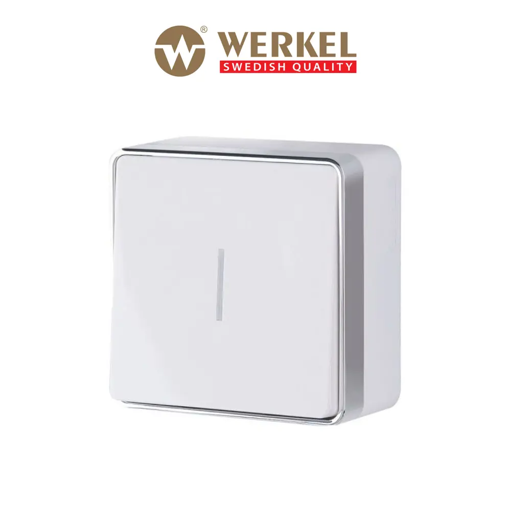Фото Выключатель накладной Werkel Gallant a051578 1 клавиша цвет белый Фото Выключатель накладной Werkel Gallant a051578 1 клавиша цвет белый
