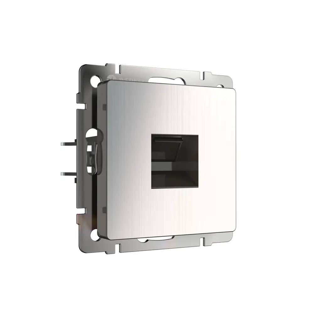 Фото 3 Розетка компьютерная встраиваемая Werkel a051079 RJ45 цвет глянцевый никель Фото 3 Розетка компьютерная встраиваемая Werkel a051079 RJ45 цвет глянцевый никель