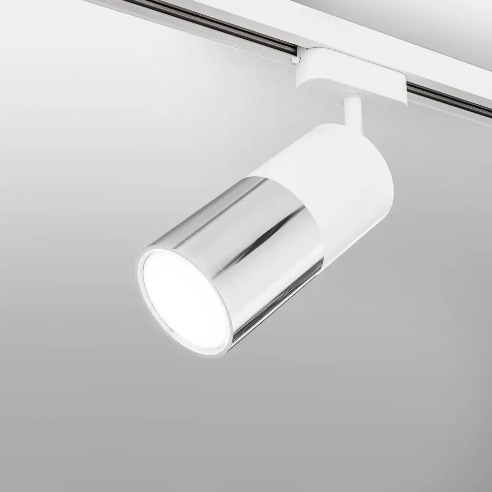 Фото 2 Трековый светильник спот светодиодный Elektrostandard A047018 6 Вт однофазный изменение оттенков белого свет цвет белый Фото 2 Трековый светильник спот светодиодный Elektrostandard A047018 6 Вт однофазный изменение оттенков белого свет цвет белый