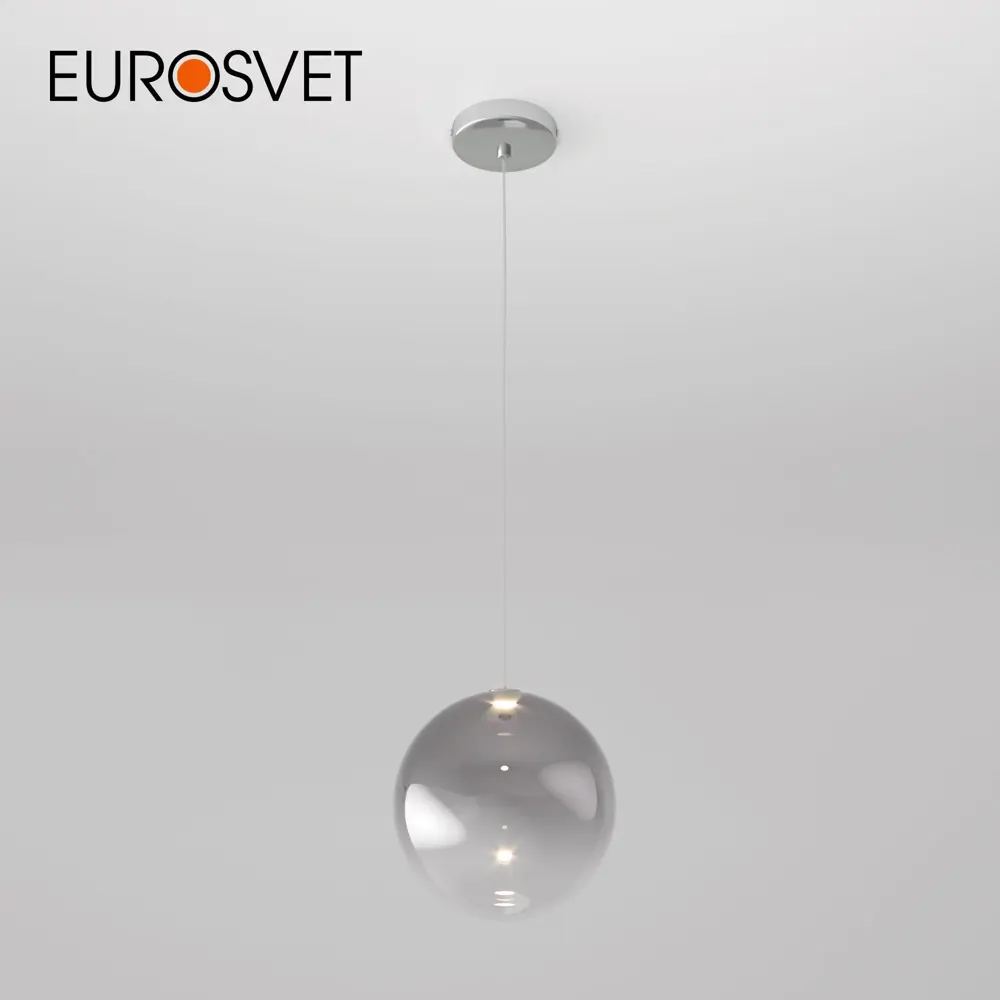 Фото Светильник подвесной EUROSVET a058632 Wonder 1 м² цвет хром Фото Светильник подвесной EUROSVET a058632 Wonder 1 м² цвет хром