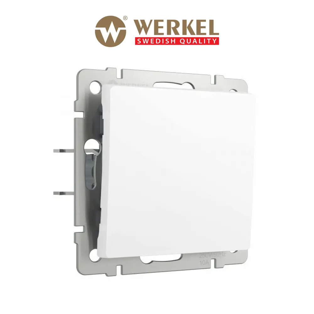 Фото Кнопка дверного звонка Werkel W1114561 цвет белый матовый Фото Кнопка дверного звонка Werkel W1114561 цвет белый матовый