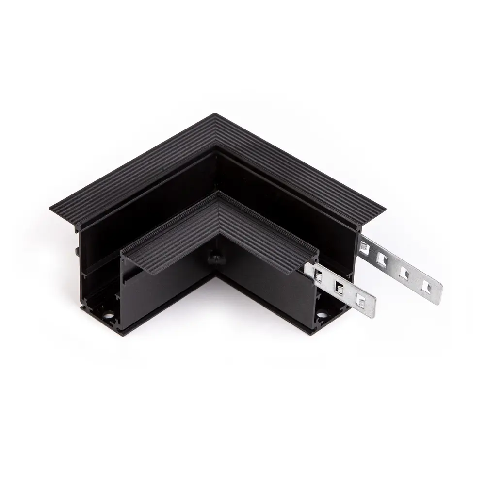 Фото Коннектор угловой для встраиваемого шинопровода Elektrostandard 85092/11 Slim Magnetic цвет черный