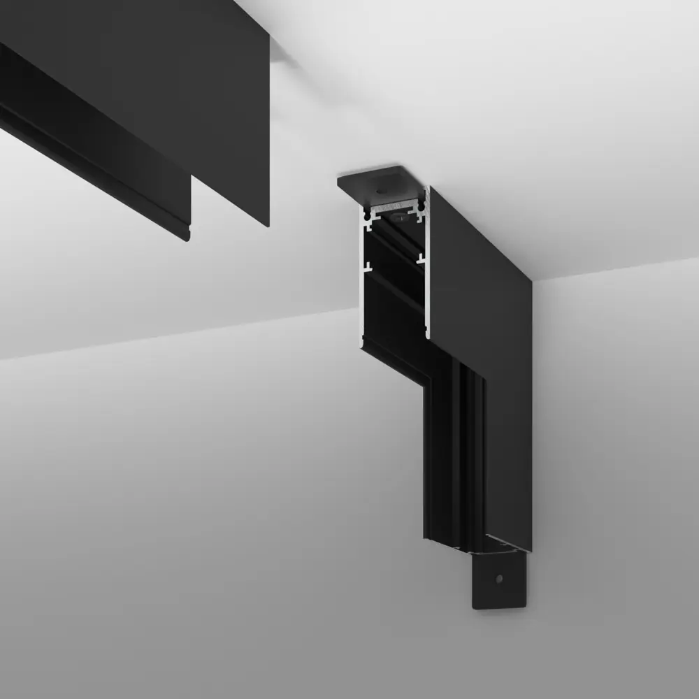Фото 6 Коннектор угловой для встраиваемого шинопровода Elektrostandard 85092/11 Slim Magnetic цвет черный
