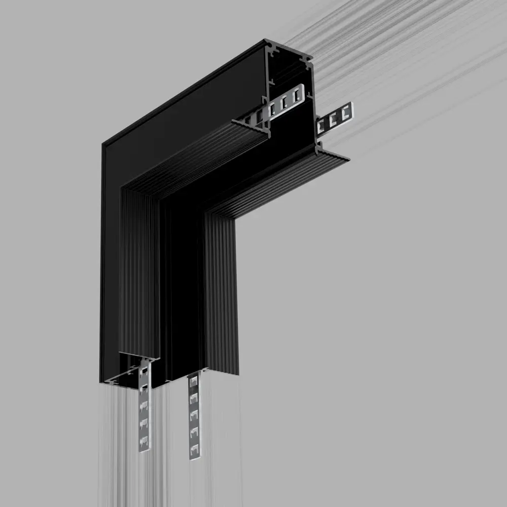 Фото 2 Коннектор угловой для встраиваемого шинопровода Elektrostandard 85092/11 Slim Magnetic цвет черный