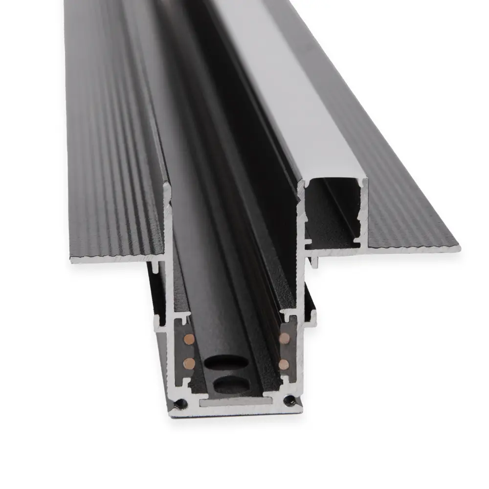 Фото 3 Шинопровод встраиваемый Elektrostandard Slim Magnetic 85132/00 2 м цвет черный Фото 3 Шинопровод встраиваемый Elektrostandard Slim Magnetic 85132/00 2 м цвет черный