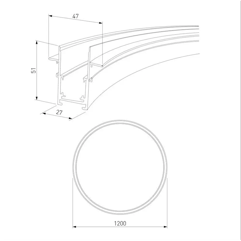 Фото 5 Шинопровод встраиваемый радиусный Elektrostandard Slim Magnetic 85159/00 ⌀1200 мм черный Фото 5 Шинопровод встраиваемый радиусный Elektrostandard Slim Magnetic 85159/00 ⌀1200 мм черный