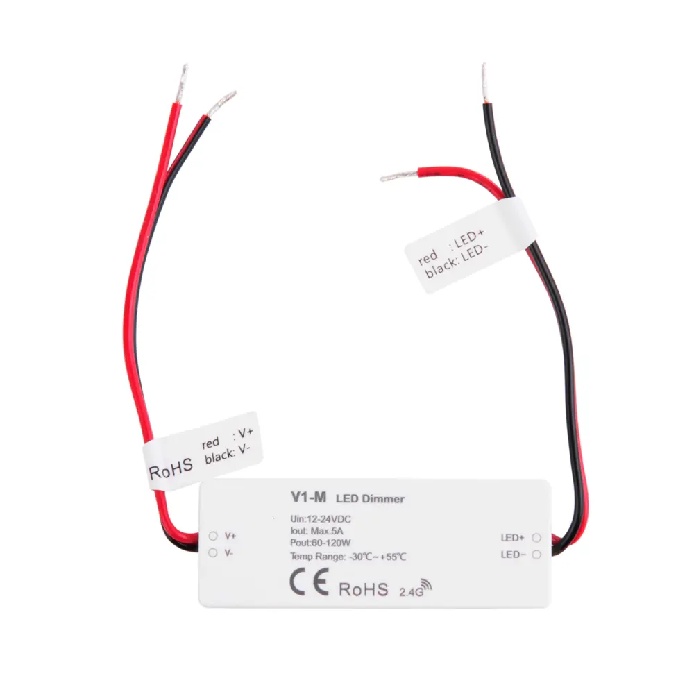 Фото 2 Контроллер Elektrostandard 95006/00 для светодиодной ленты 12-24 В IP20 Фото 2 Контроллер Elektrostandard 95006/00 для светодиодной ленты 12-24 В IP20