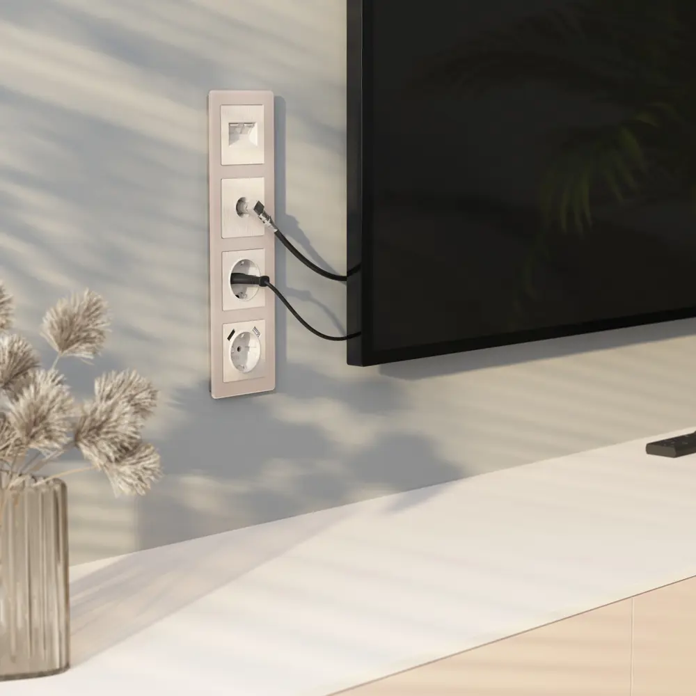 Фото 5 Накладка для двойной розетки Еthernet RJ-45 Werkel W1191113 цвет перламутровый рифленый 2 шт. Фото 5 Накладка для двойной розетки Еthernet RJ-45 Werkel W1191113 цвет перламутровый рифленый 2 шт.