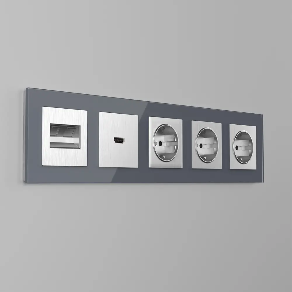 Фото 8 Накладка для розетки HDMI Werkel WL09-HDMI-CP цвет серебряный рифленый 2 шт. Фото 8 Накладка для розетки HDMI Werkel WL09-HDMI-CP цвет серебряный рифленый 2 шт.