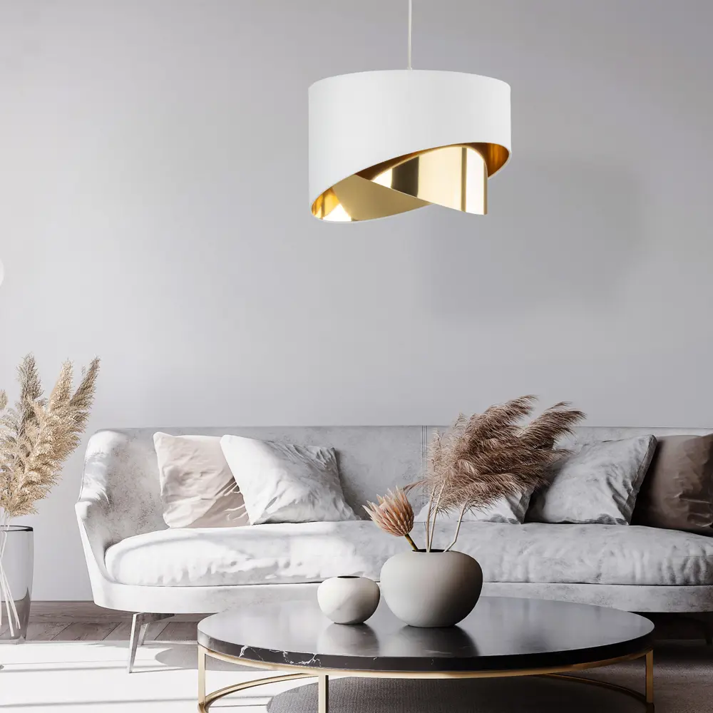 Фото 8 Светильник подвесной Tk lighting a066423 1 лампа 2 м² цвет белый,золото Фото 8 Светильник подвесной Tk lighting a066423 1 лампа 2 м² цвет белый,золото