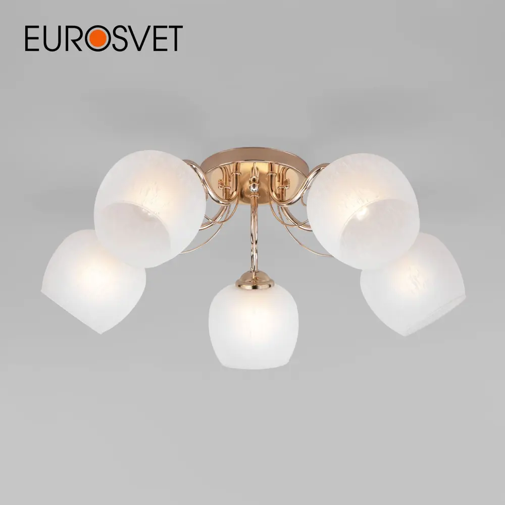 Фото Потолочный светильник EUROSVET 30138/5 золото