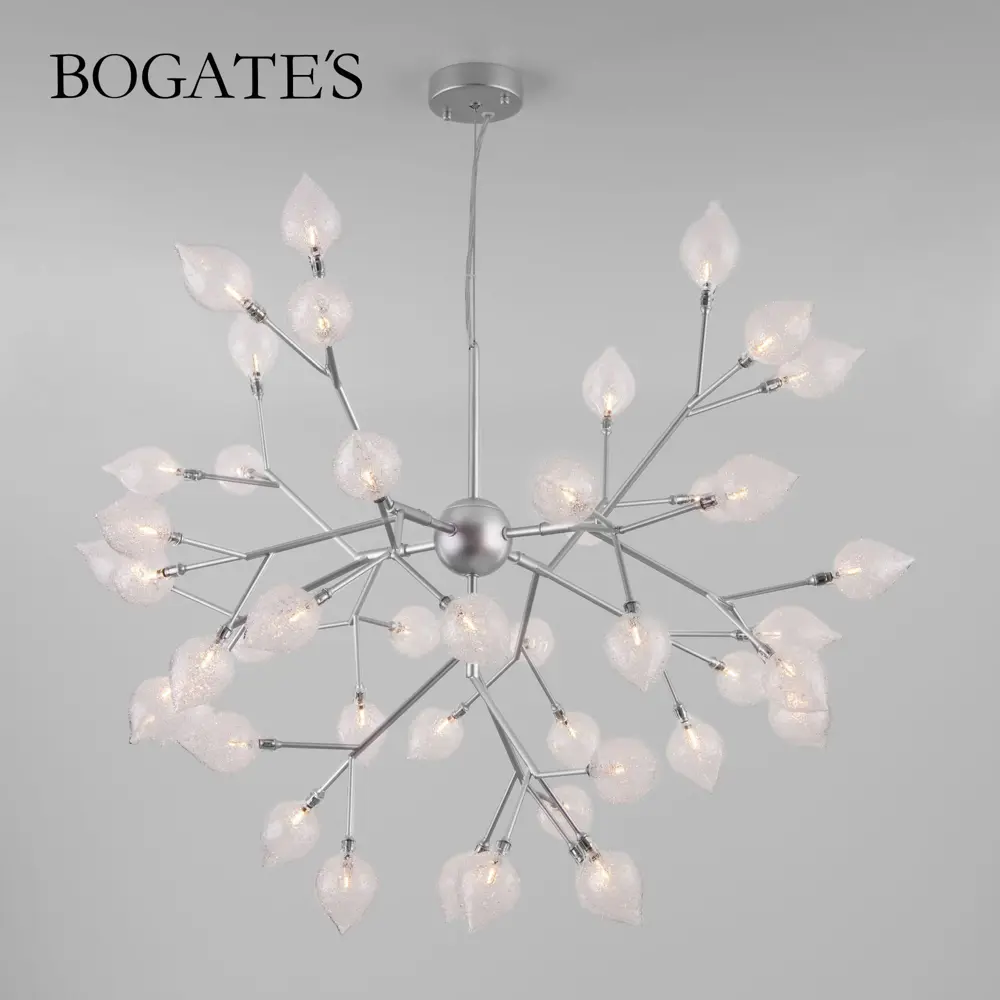 Фото Подвесная люстра BOGATE'S 547 серебро Фото Подвесная люстра BOGATE'S 547 серебро