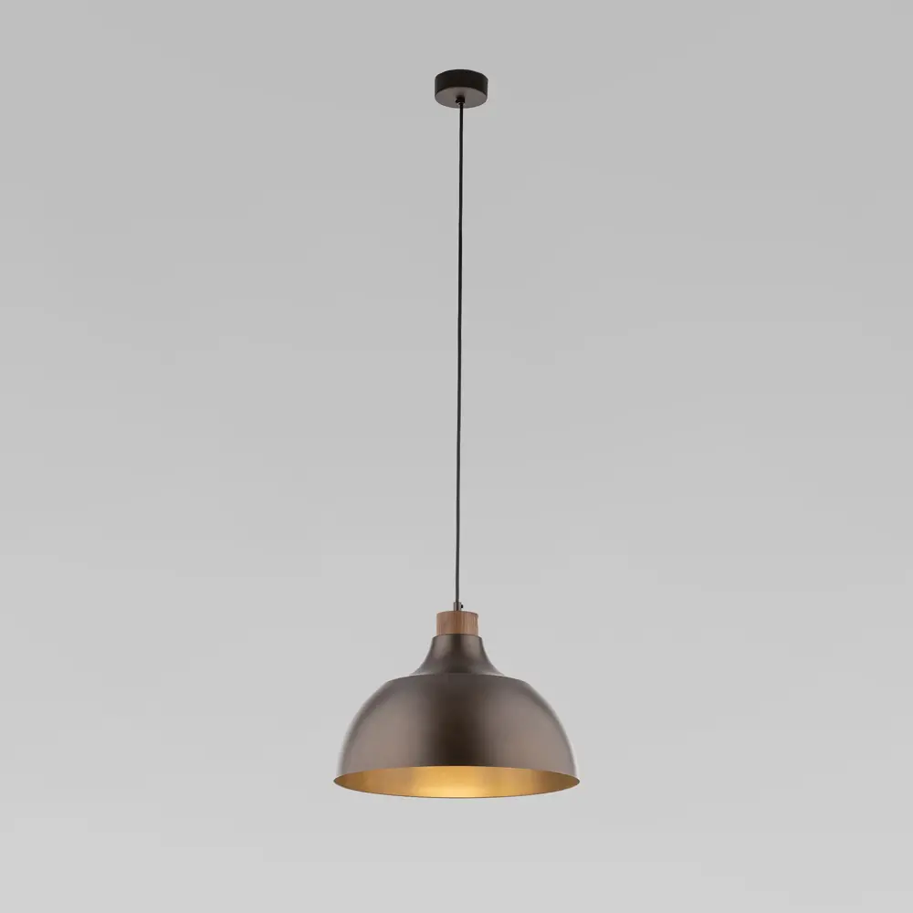 Фото Светильник подвесной Tk lighting Cap A068328 1 лампа 2 м² цвет коричневый Фото Светильник подвесной Tk lighting Cap A068328 1 лампа 2 м² цвет коричневый