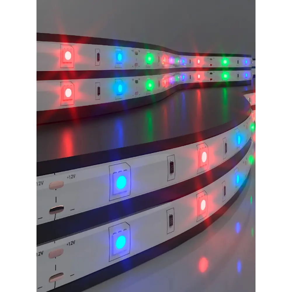 Фото 3 Светодиодная лента Elektrostandard a049847 30 диод/7.2 Вт/м 12 В 10 мм IP65 5 м изменение цвета RGB