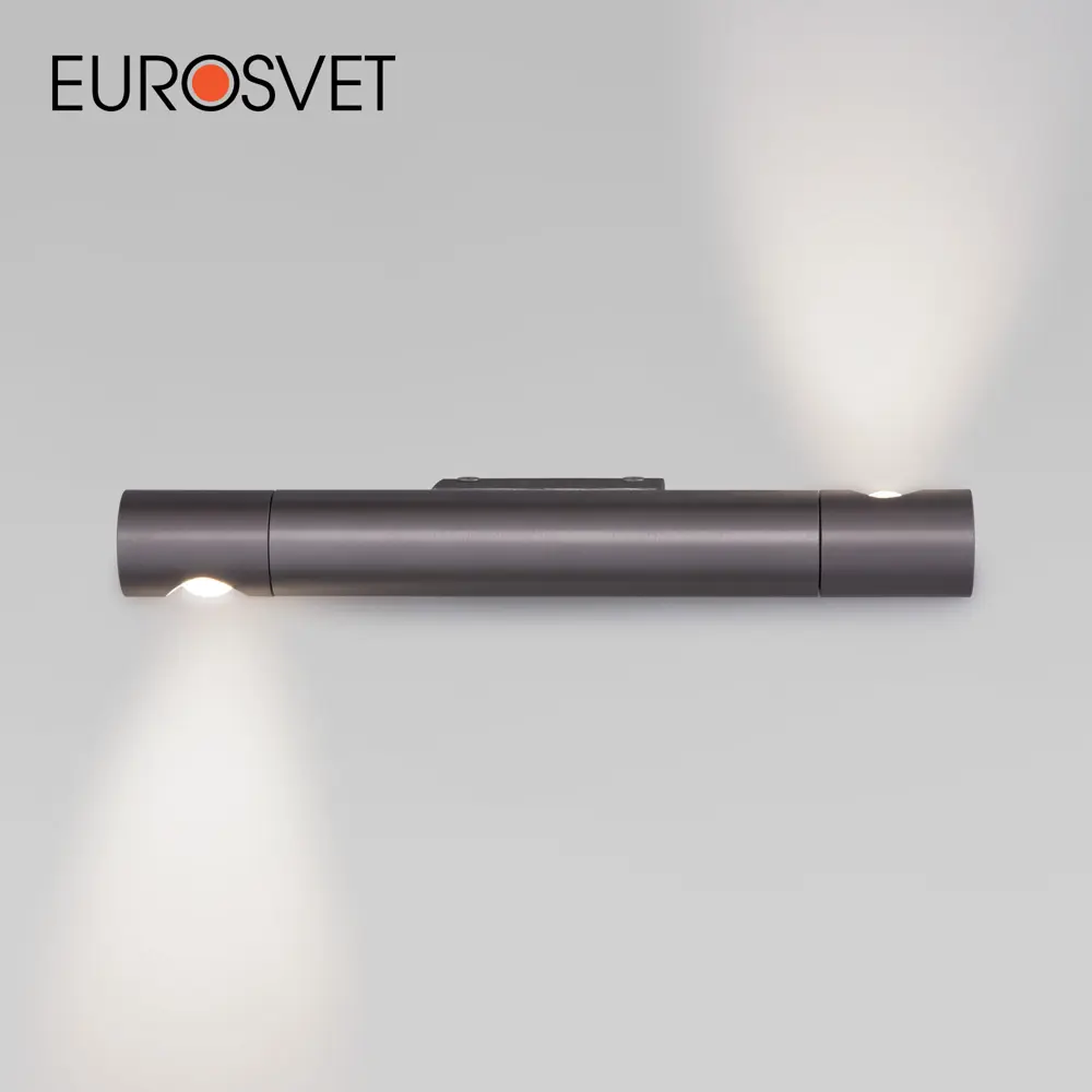Фото Настенный светильник светодиодный Eurosvet 40161 led нейтральный белый свет цвет титан Фото Настенный светильник светодиодный Eurosvet 40161 led нейтральный белый свет цвет титан