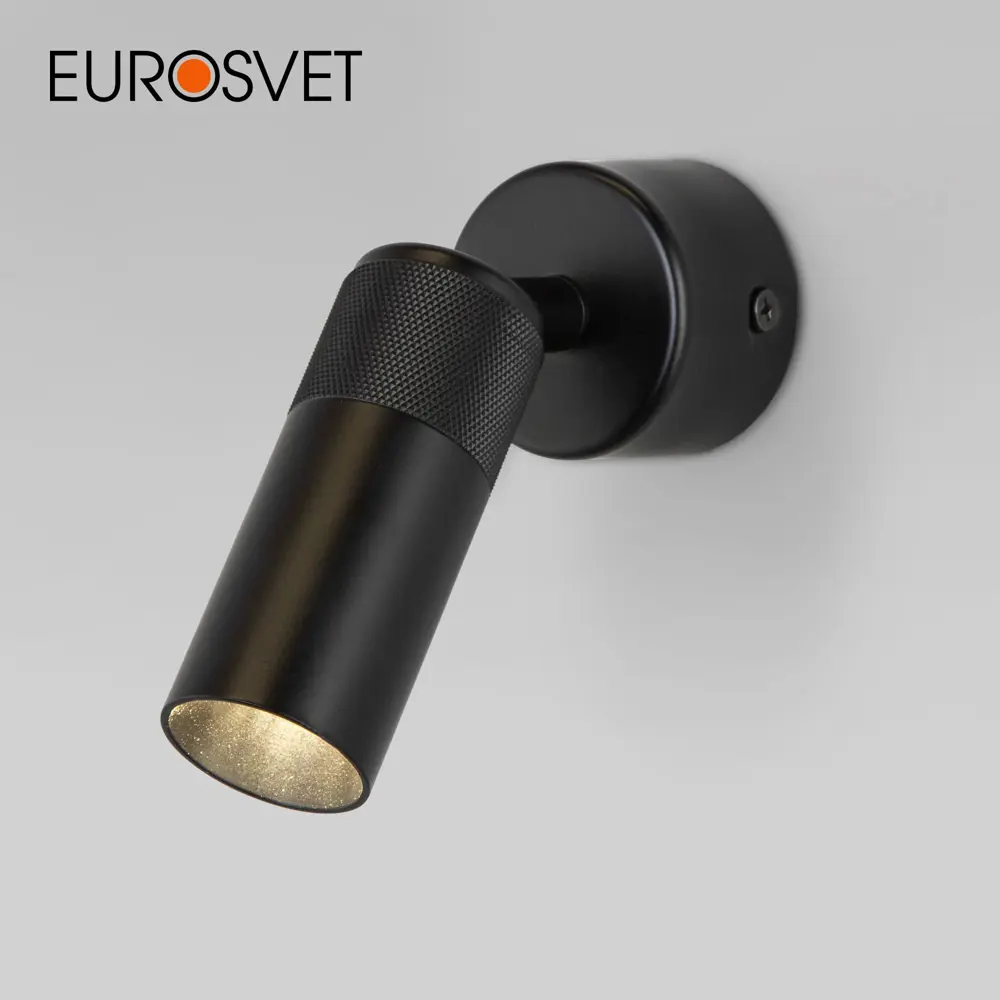 Фото Настенный светильник светодиодный EUROSVET 20097/1 LED Riff a059110 нейтральный белый свет цвет черный Фото Настенный светильник светодиодный EUROSVET 20097/1 LED Riff a059110 нейтральный белый свет цвет черный
