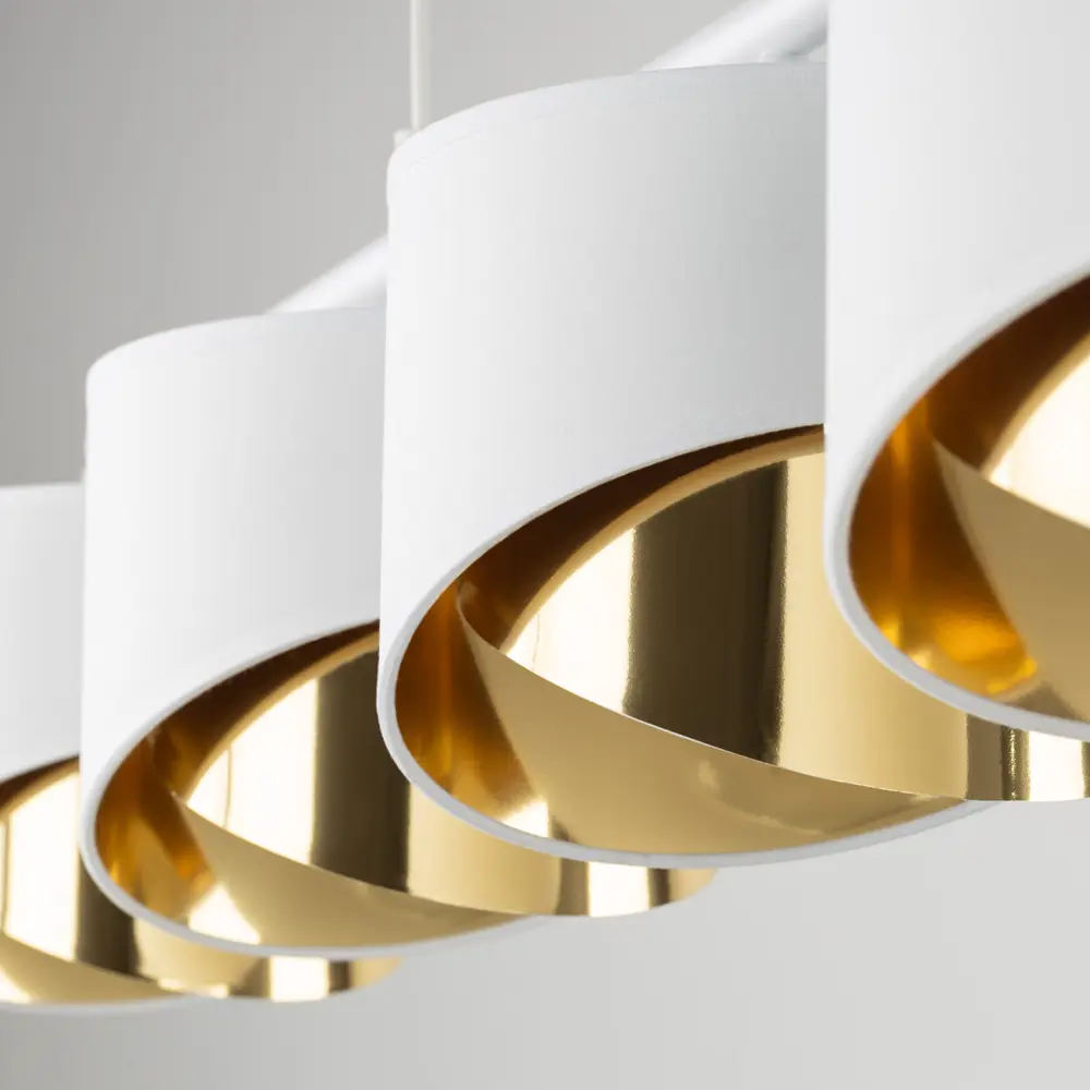 Фото 2 Светильник подвесной Tk lighting a066425 4 лампы 8 м² цвет белый,золото Фото 2 Светильник подвесной Tk lighting a066425 4 лампы 8 м² цвет белый,золото