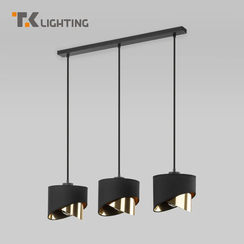 Фото Светильник подвесной Tk lighting a066421 3 лампы 6 м² цвет черный,золото Фото Светильник подвесной Tk lighting a066421 3 лампы 6 м² цвет черный,золото