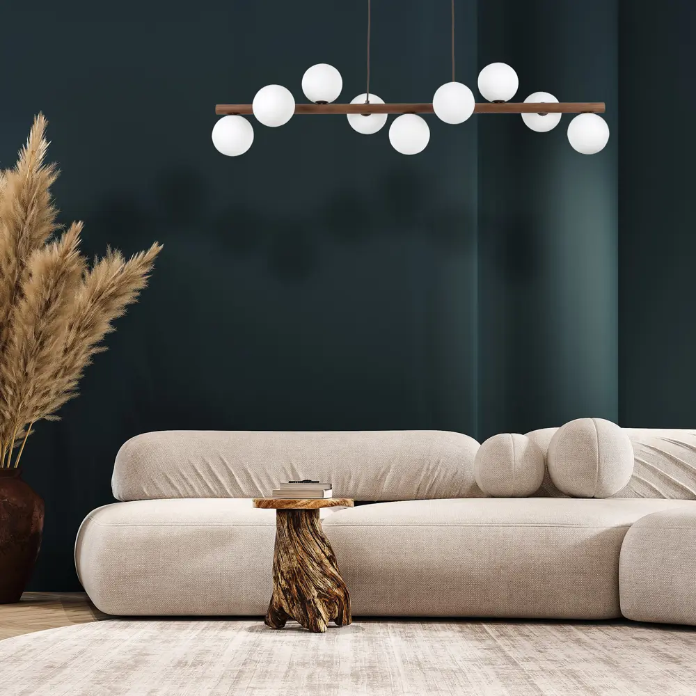 Фото 9 Светильник подвесной Tk lighting Estera wood A068339 9 ламп 11 м² цвет коричневый Фото 9 Светильник подвесной Tk lighting Estera wood A068339 9 ламп 11 м² цвет коричневый