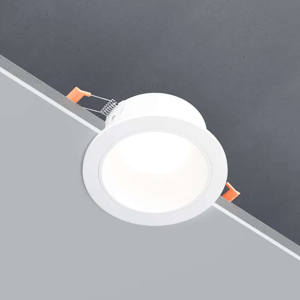 Фото 4 Светильник точечный встраиваемый светодиодный Elektrostandard 25082/LED Basic под отверстие 77 мм 1 м² цвет белый Фото 4 Светильник точечный встраиваемый светодиодный Elektrostandard 25082/LED Basic под отверстие 77 мм 1 м² цвет белый