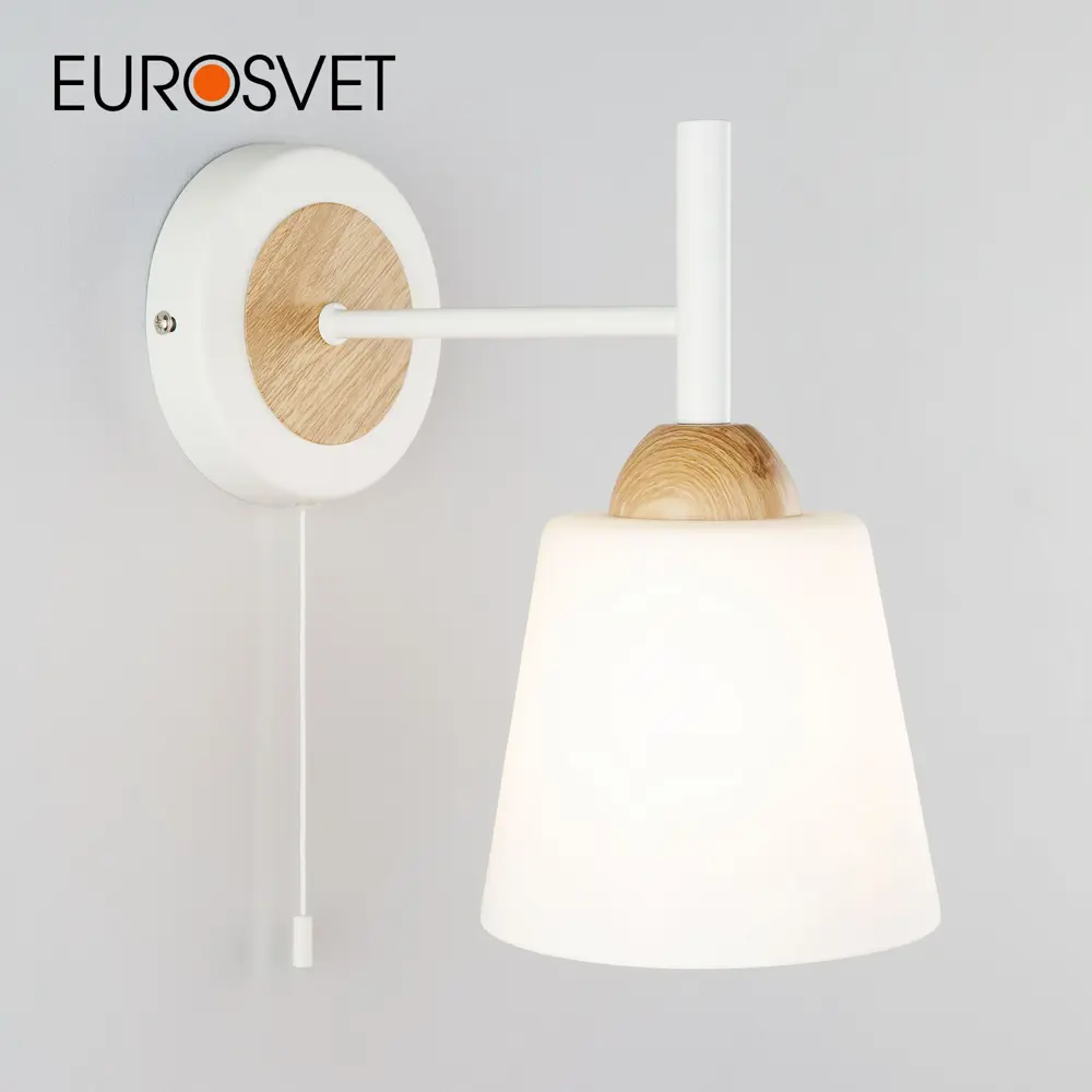 Фото Бра Eurosvet Fresco 70085/1 белый E27 Фото Бра Eurosvet Fresco 70085/1 белый E27