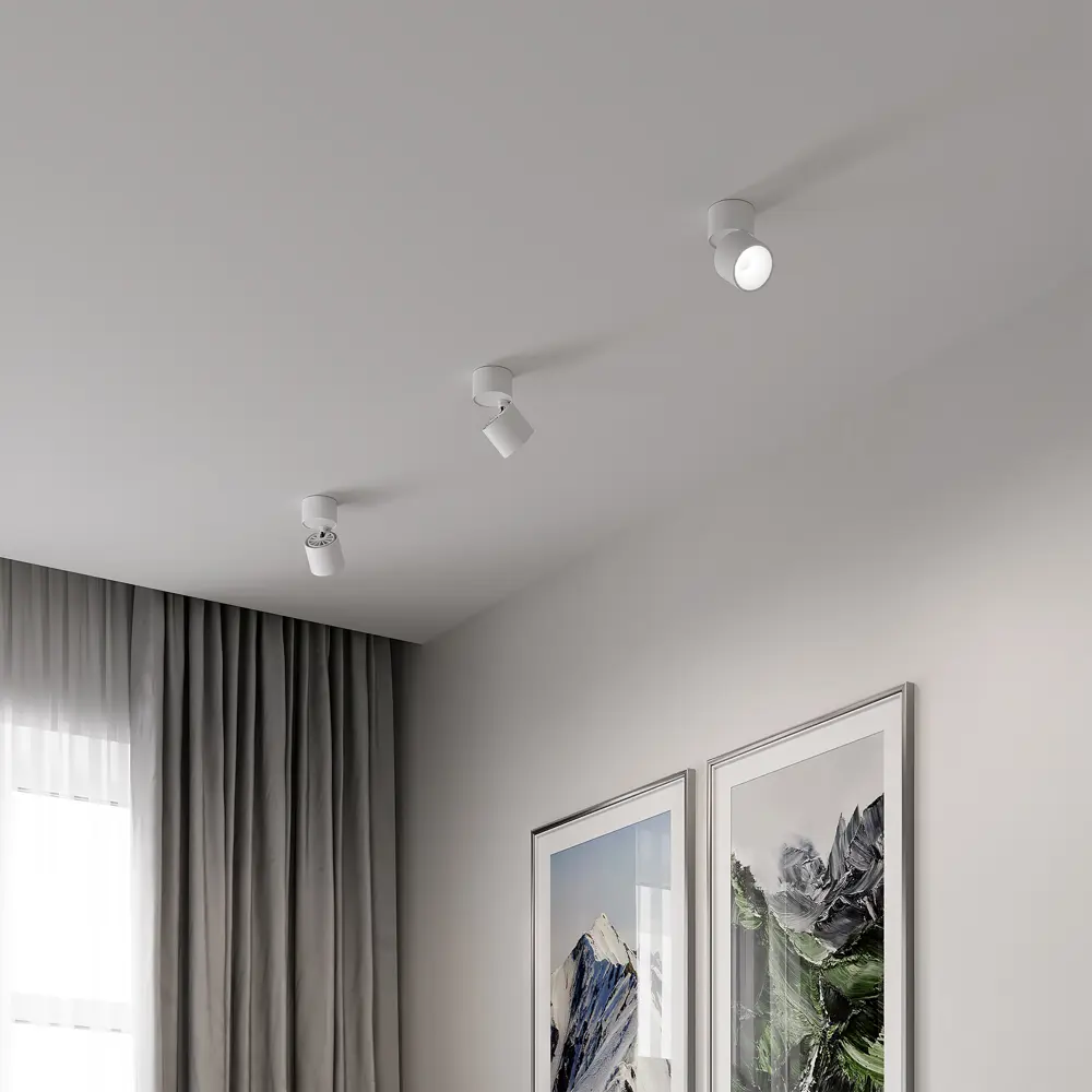 Фото 4 Светильник точечный накладной светодиодный Elektrostandard Rolly A067487 4 м² цвет белый Фото 4 Светильник точечный накладной светодиодный Elektrostandard Rolly A067487 4 м² цвет белый
