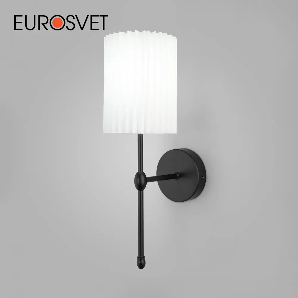 Фото Настенный светильник Eurosvet Notturno A065661 цвет черный/белый Фото Настенный светильник Eurosvet Notturno A065661 цвет черный/белый