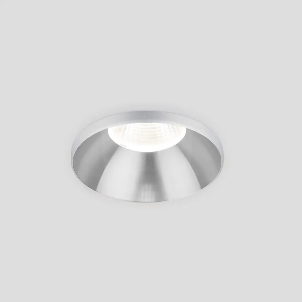 Фото 4 Светильник точечный светодиодный встраиваемый Elektrostandard 25026/LED Nuta a056782 под отверстие нейтральный белый свет цвет серебряный Фото 4 Светильник точечный светодиодный встраиваемый Elektrostandard 25026/LED Nuta a056782 под отверстие нейтральный белый свет цвет серебряный