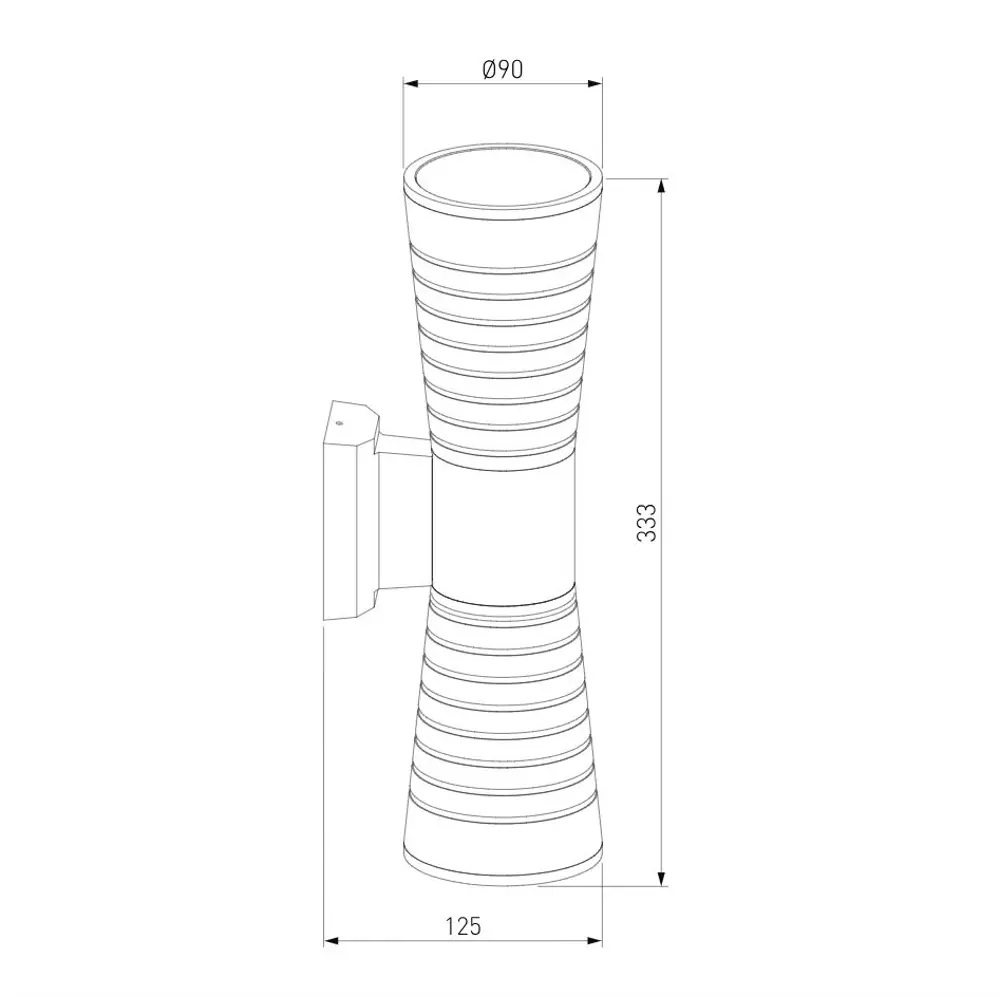 Фото 8 Светильник настенный светодиодный уличный Elektrostandard 1502 Techno TUBE DOBLE черный 8 Вт IP54 Фото 8 Светильник настенный светодиодный уличный Elektrostandard 1502 Techno TUBE DOBLE черный 8 Вт IP54
