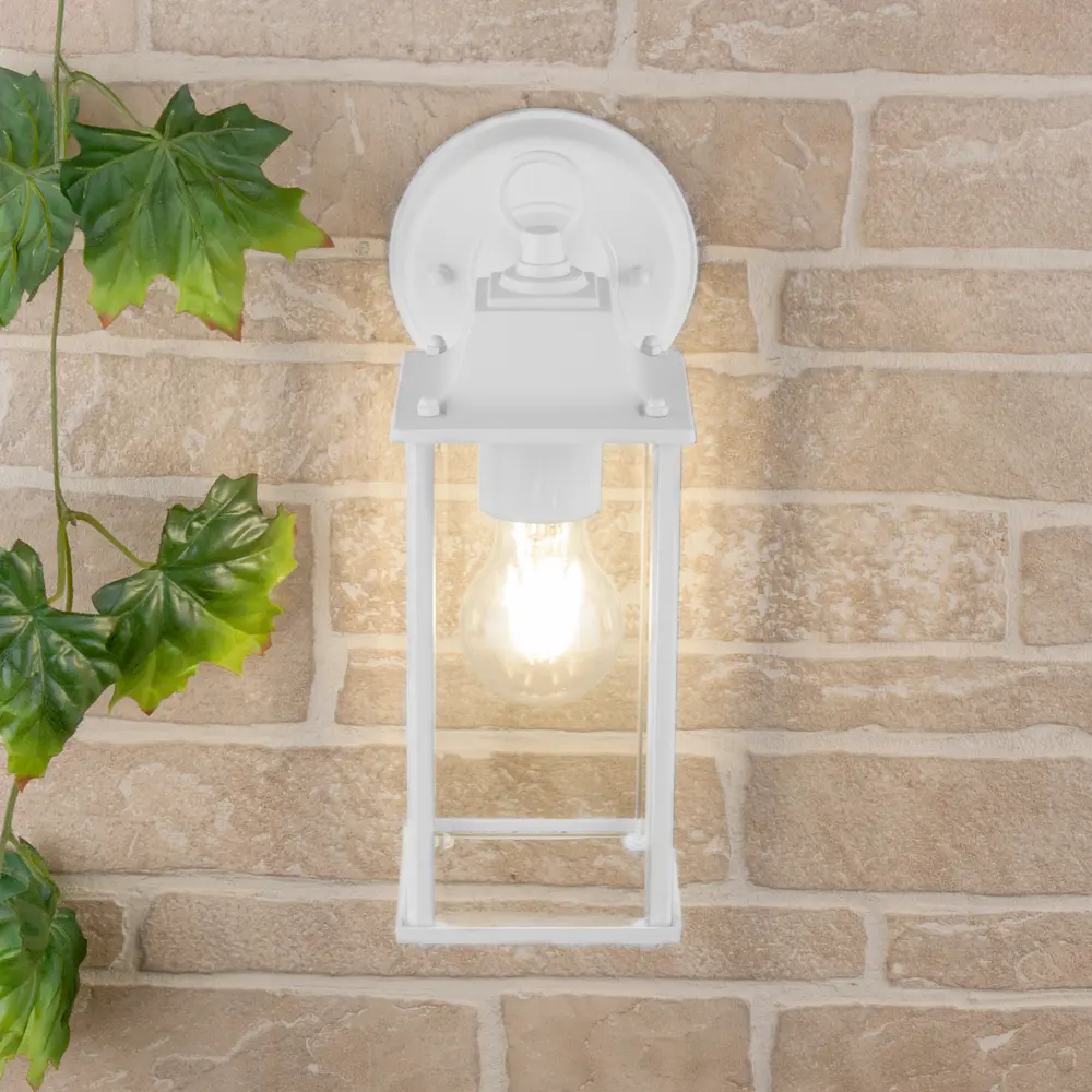 Фото 8 Светильник настенный уличный Elektrostandard GL 1008D Brick 60 Вт IP33 цвет белый Фото 8 Светильник настенный уличный Elektrostandard GL 1008D Brick 60 Вт IP33 цвет белый