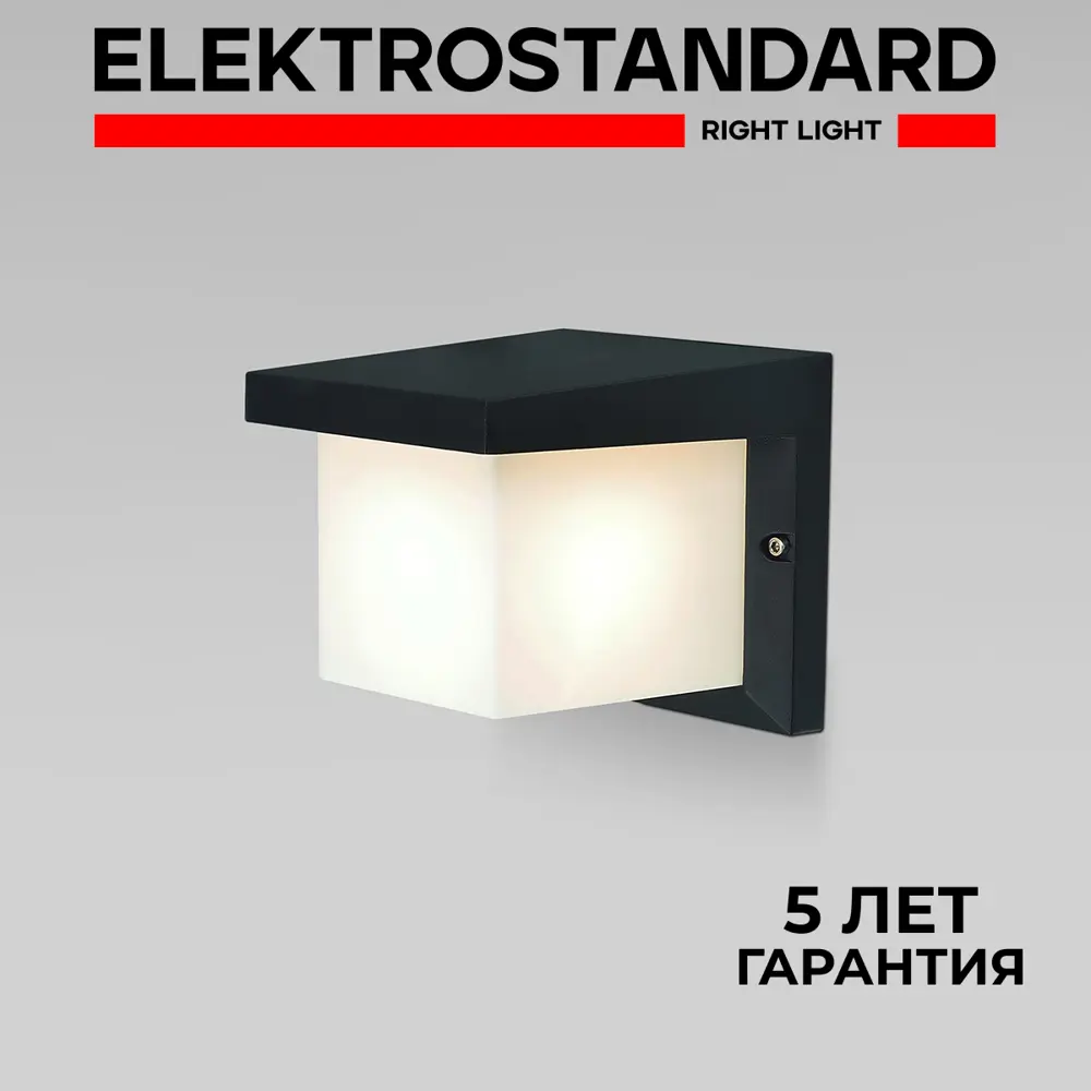 Фото Светильник настенный уличный Elektrostandard 1540 TECHNO Shelter 60 Вт IP54 цвет черный Фото Светильник настенный уличный Elektrostandard 1540 TECHNO Shelter 60 Вт IP54 цвет черный