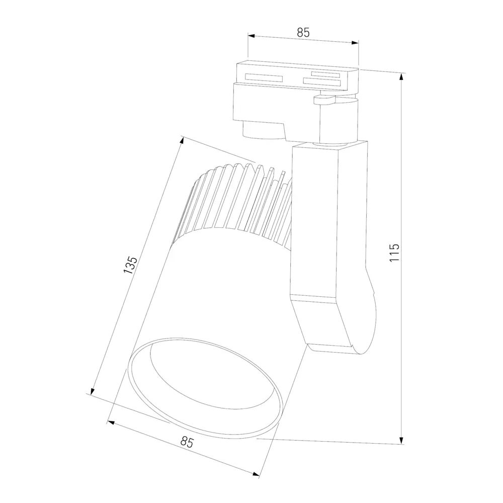 Фото 4 Трековый светильник Elektrostandard Accord LTB17 светодиодный 20 Вт однофазный цвет белый Фото 4 Трековый светильник Elektrostandard Accord LTB17 светодиодный 20 Вт однофазный цвет белый