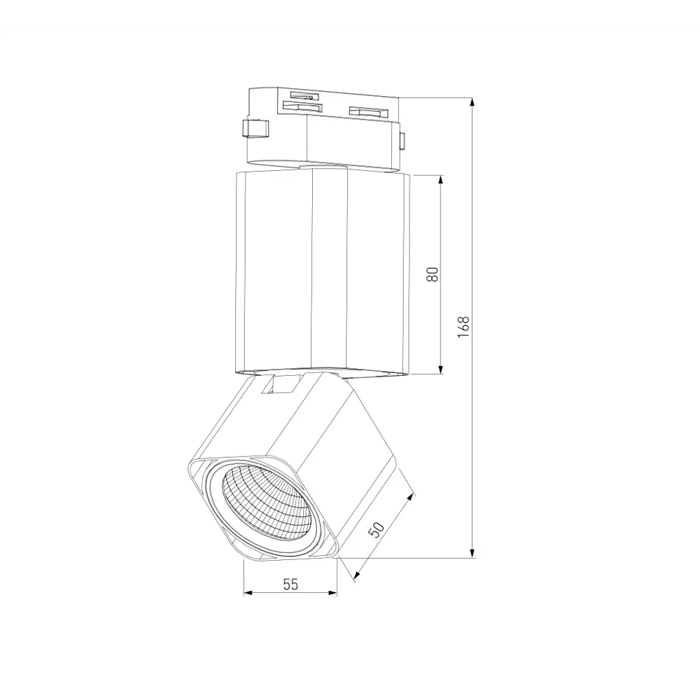 Фото 4 Трековый светильник спот Elektrostandard 85516/01 Cubus светодиодный 10 Вт однофазный 1 м² цвет белый Фото 4 Трековый светильник спот Elektrostandard 85516/01 Cubus светодиодный 10 Вт однофазный 1 м² цвет белый