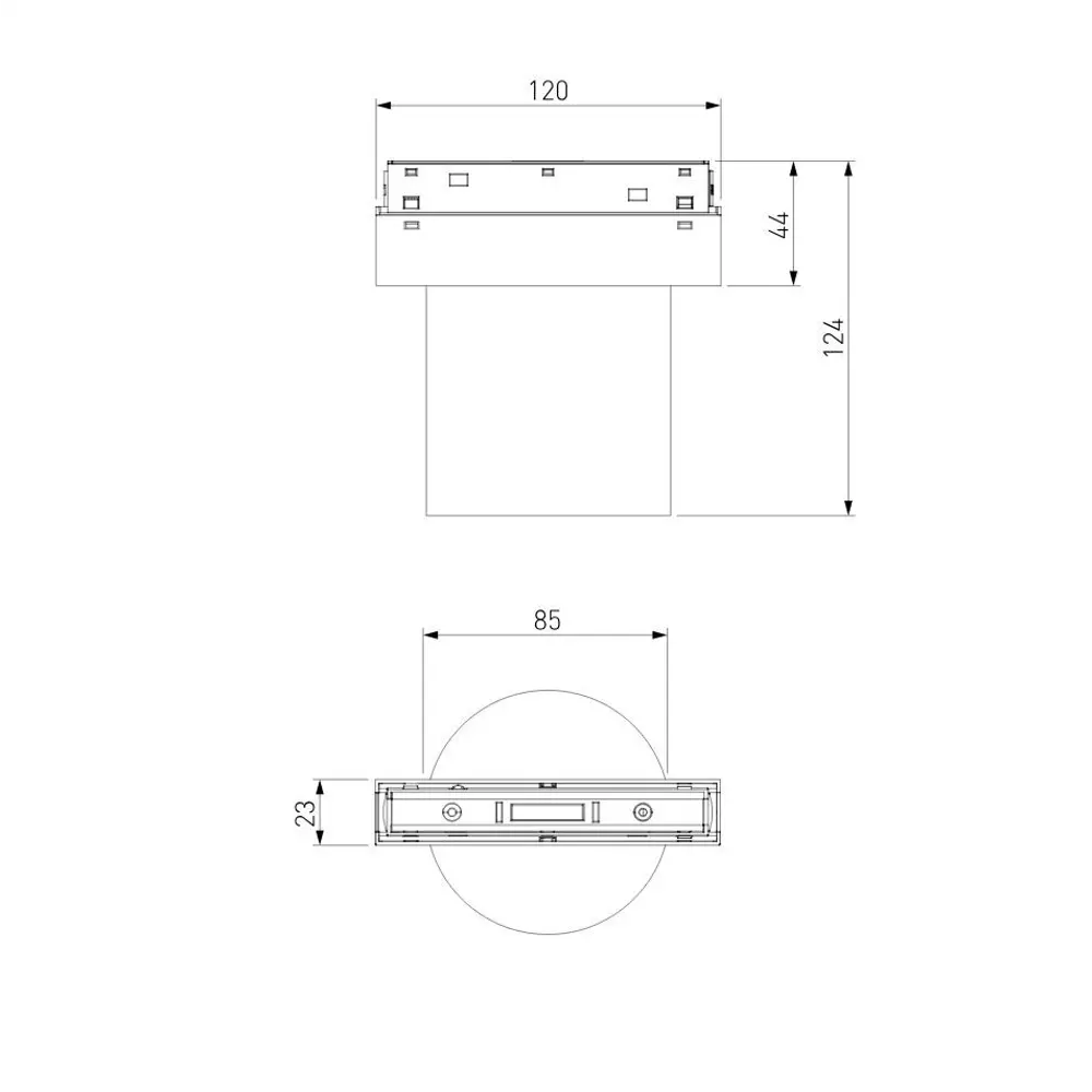 Фото 10 Трековый светильник Elektrostandard Slim Magnetic Orsa 85053/01 чёрный Фото 10 Трековый светильник Elektrostandard Slim Magnetic Orsa 85053/01 чёрный
