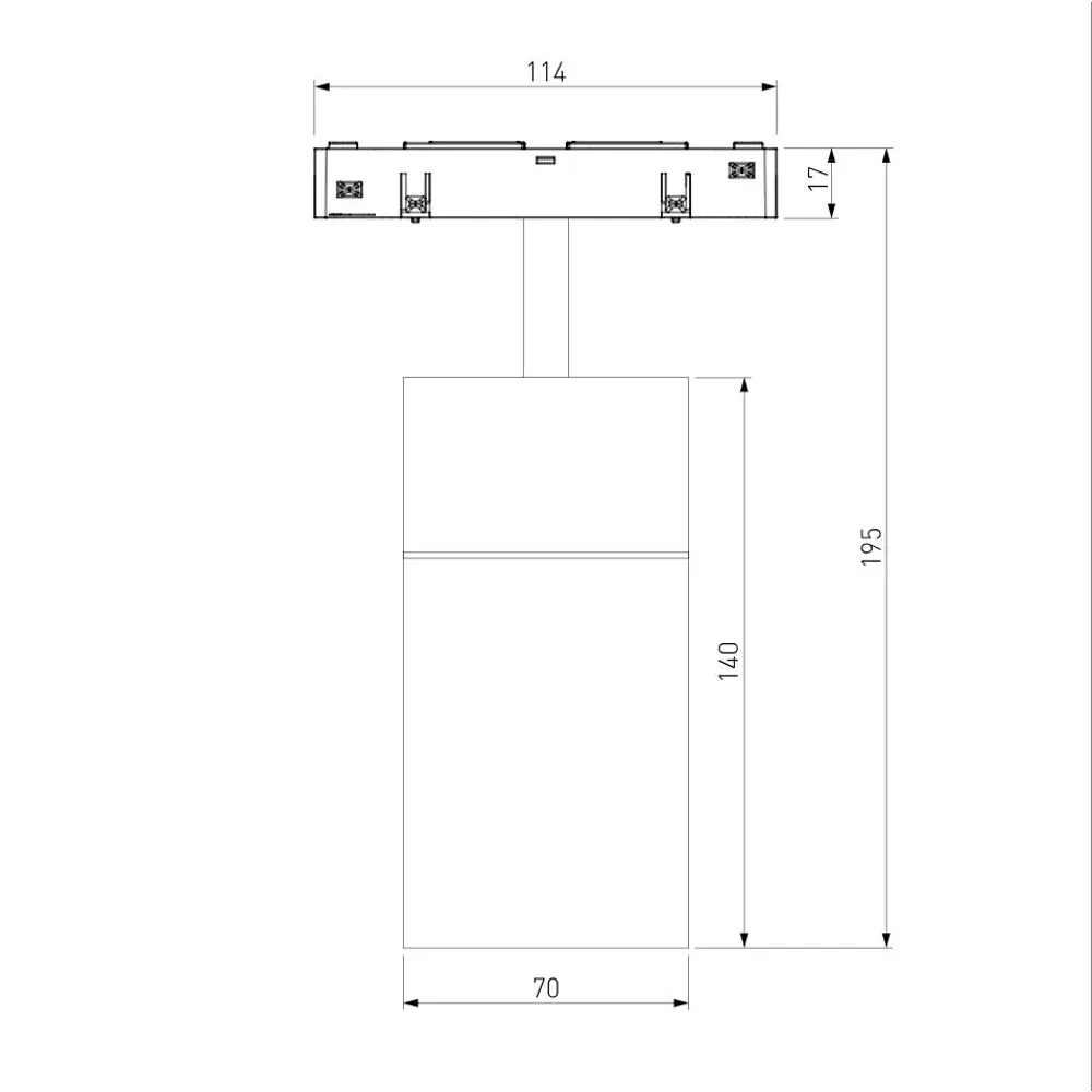 Фото 7 Трековый светильник спот светодиодный Elektrostandard A066515 20 Вт 8 м² цвет черный Фото 7 Трековый светильник спот светодиодный Elektrostandard A066515 20 Вт 8 м² цвет черный