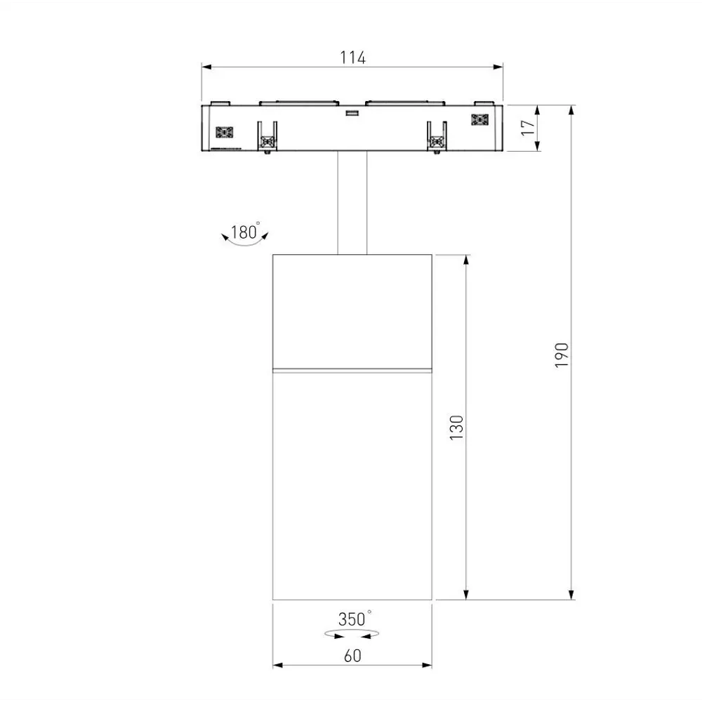 Фото 4 Трековый светильник спот светодиодный Elektrostandard A066516 12 Вт 5 м² цвет черный