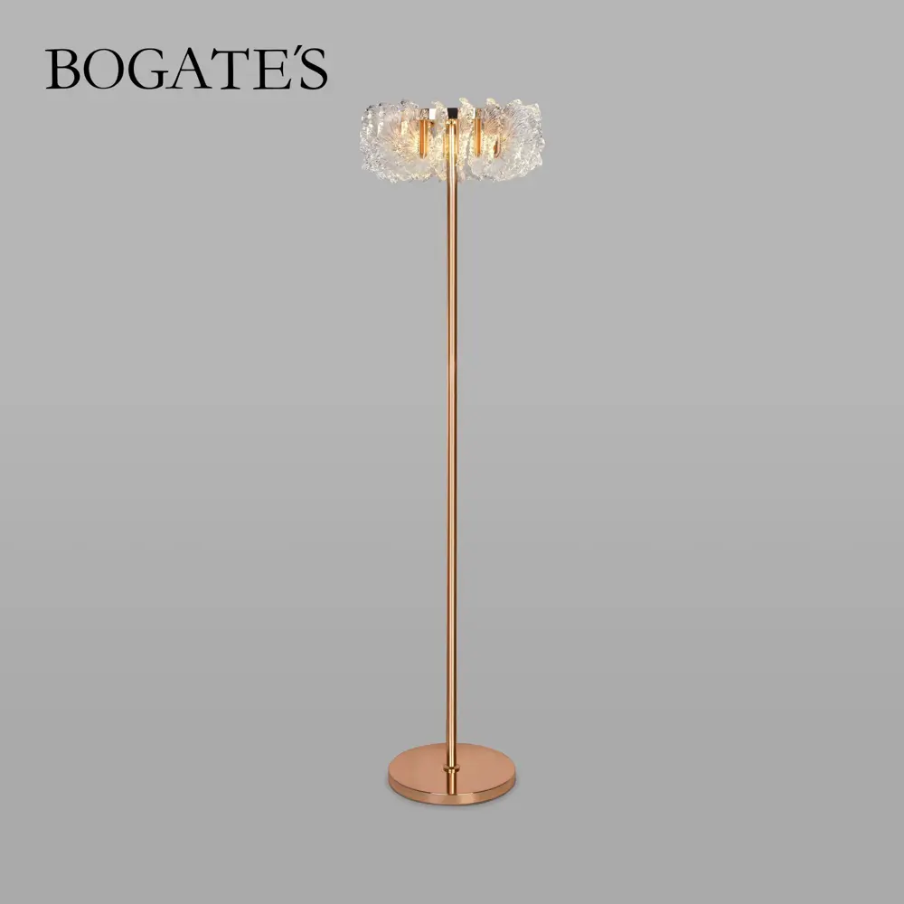 Фото Торшер светодиодный Bogate's 80510/1 нейтральный белый свет цвет жёлтый/золотой Фото Торшер светодиодный Bogate's 80510/1 нейтральный белый свет цвет жёлтый/золотой