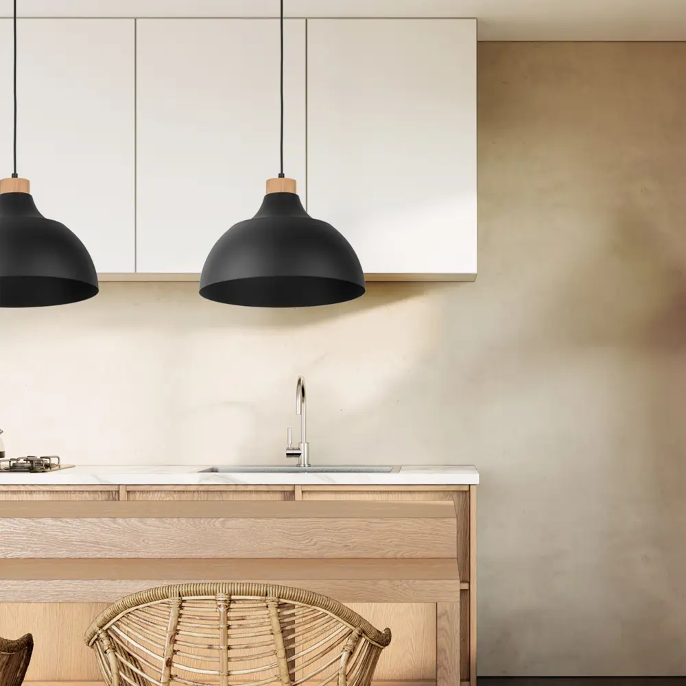 Фото 9 Светильник подвесной Tk lighting Cap A065140 1 лампа 2 м² цвет черный Фото 9 Светильник подвесной Tk lighting Cap A065140 1 лампа 2 м² цвет черный