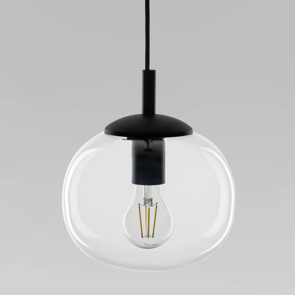 Фото 2 Светильник подвесной Tk lighting Vibe A068726 1 лампа 2 м² цвет прозрачный Фото 2 Светильник подвесной Tk lighting Vibe A068726 1 лампа 2 м² цвет прозрачный