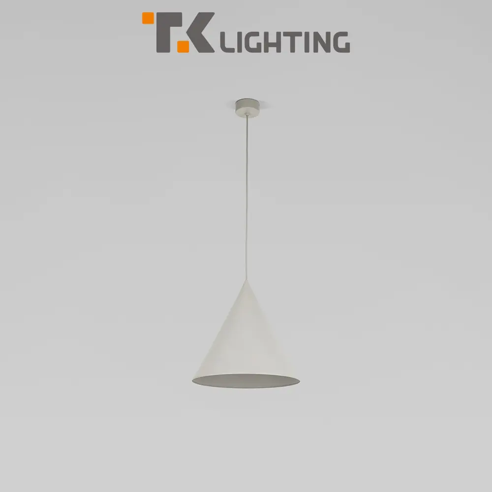 Фото Светильник подвесной Tk lighting Cono A068465 1 лампа 2 м² цвет бежевый Фото Светильник подвесной Tk lighting Cono A068465 1 лампа 2 м² цвет бежевый