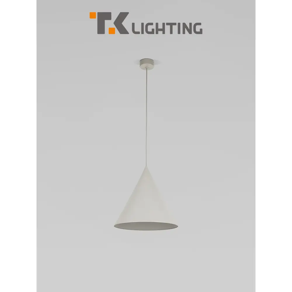 Фото 3 Светильник подвесной Tk lighting Cono A068465 1 лампа 2 м² цвет бежевый Фото 3 Светильник подвесной Tk lighting Cono A068465 1 лампа 2 м² цвет бежевый