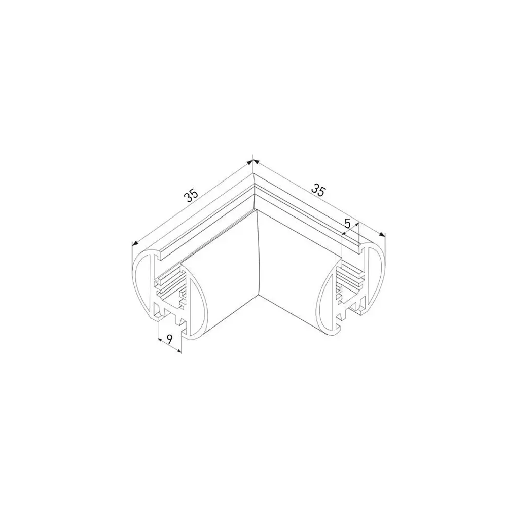 Фото 2 Коннектор Elektrostandard A067578 угловой жесткий для соединения трековых шинопроводов накладной однофазный цвет черный Фото 2 Коннектор Elektrostandard A067578 угловой жесткий для соединения трековых шинопроводов накладной однофазный цвет черный