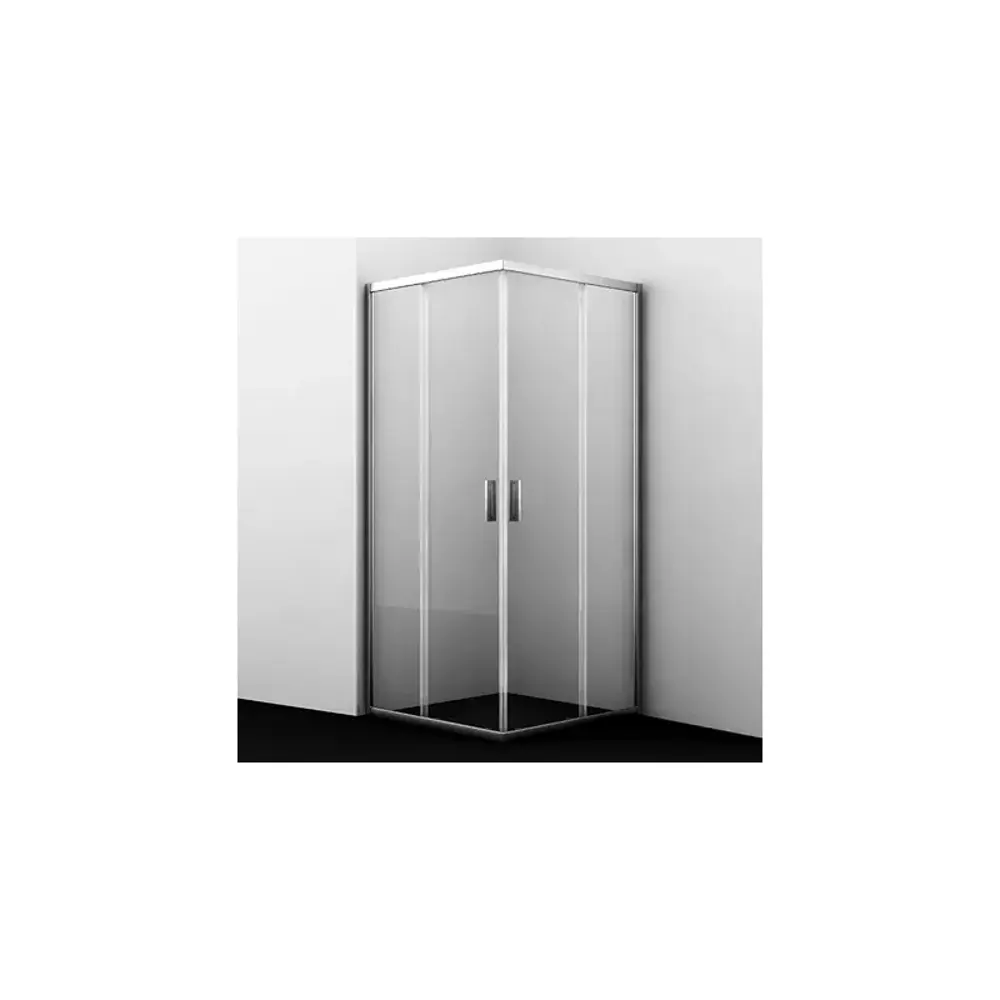 Фото 2 Душевой уголок Wasserkraft Lippe 130987 квадратный 90x90см серебро профиль эффект стекла прозрачный Фото 2 Душевой уголок Wasserkraft Lippe 130987 квадратный 90x90см серебро профиль эффект стекла прозрачный