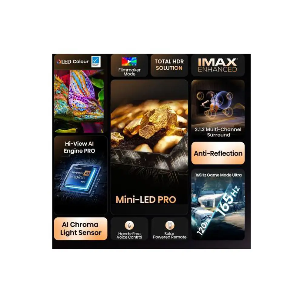 Фото 2 Телевизор Hisense 75U7Q PRO 75" 191 см цвет черный Фото 2 Телевизор Hisense 75U7Q PRO 75" 191 см цвет черный