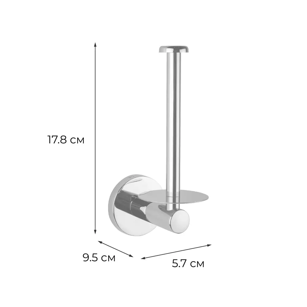 Фото 3 Держатель для туалетной бумаги Fixsen 85010B цвет хром