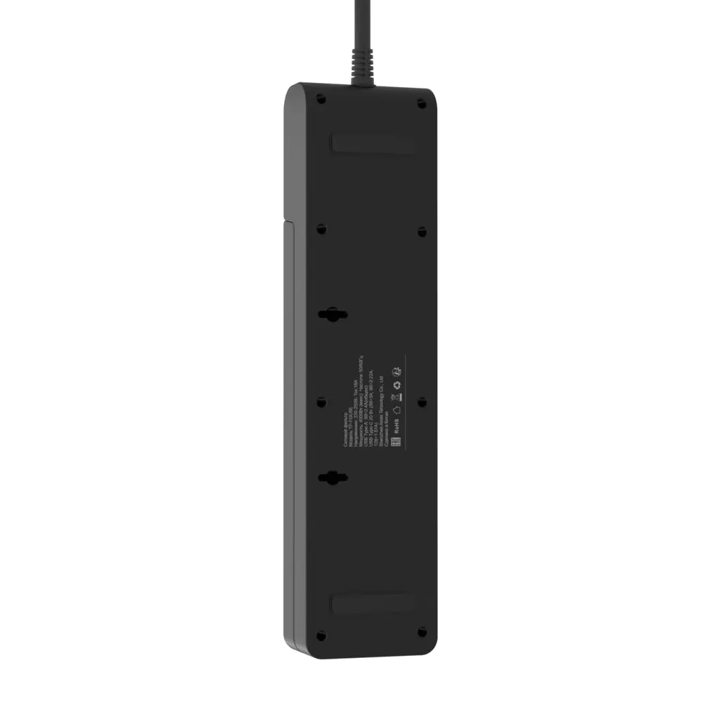 Фото 3 Сетевой фильтр Agni TP-FI3U5E-3m-black 12x1.5 3 м 5 розеток с заземлением 4000 Вт цвет черный Фото 3 Сетевой фильтр Agni TP-FI3U5E-3m-black 12x1.5 3 м 5 розеток с заземлением 4000 Вт цвет черный